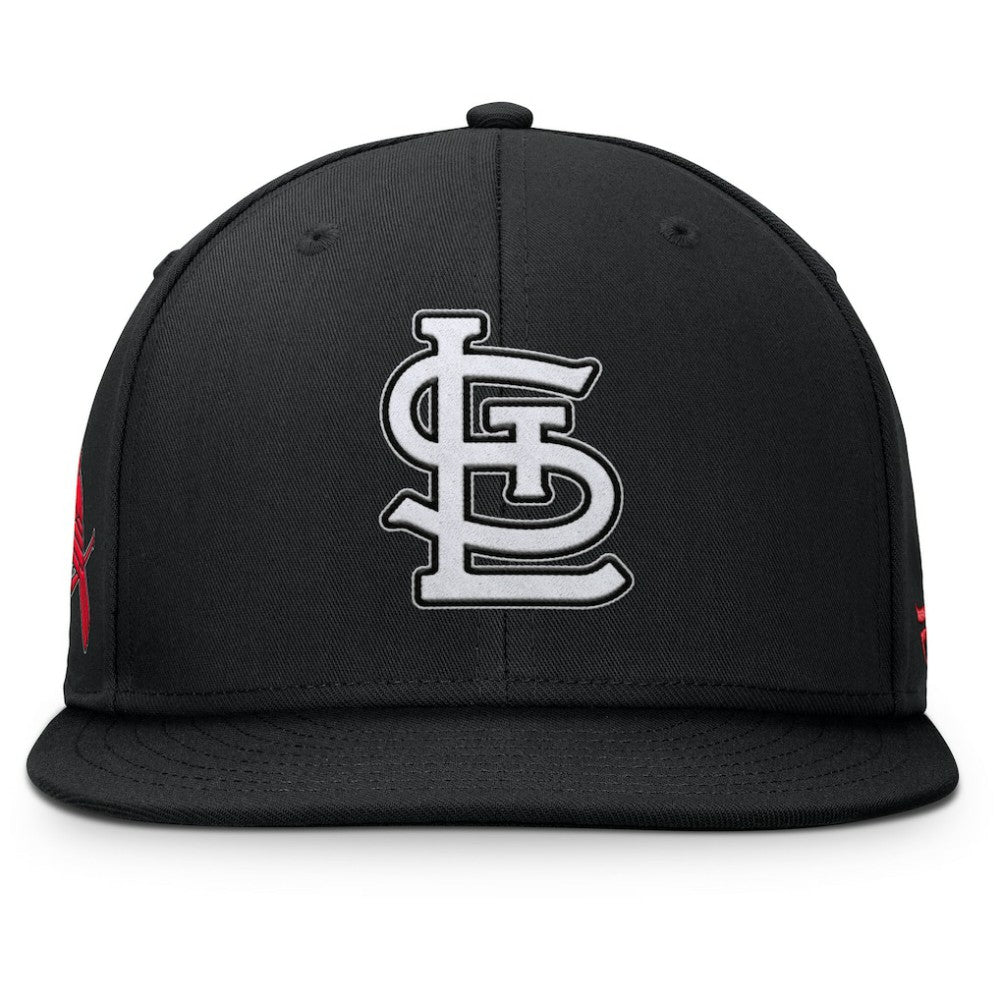 St. Louis Cardinals Fanatics Walk-Off Bullpen Snapback Hat - Black - Fanatics Online
