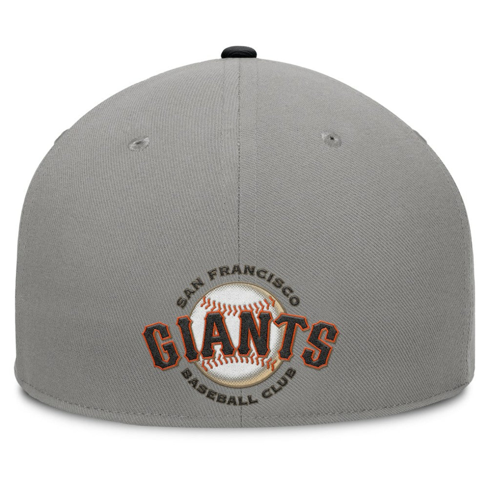 San Francisco Giants Fanatics Clubhouse Dugout Fitted Hat - Gray/Black - Fanatics on Sale