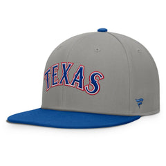 Texas Rangers Fanatics Clubhouse Dugout Fitted Hat - Gray/Royal - Fanatics Online