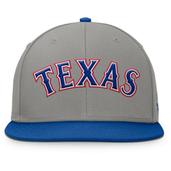 Texas Rangers Fanatics Clubhouse Dugout Fitted Hat - Gray/Royal - Fanatics Online