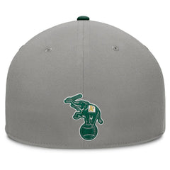Athletics Fanatics Clubhouse Dugout Fitted Hat - Gray/Green - Fanatics on Sale