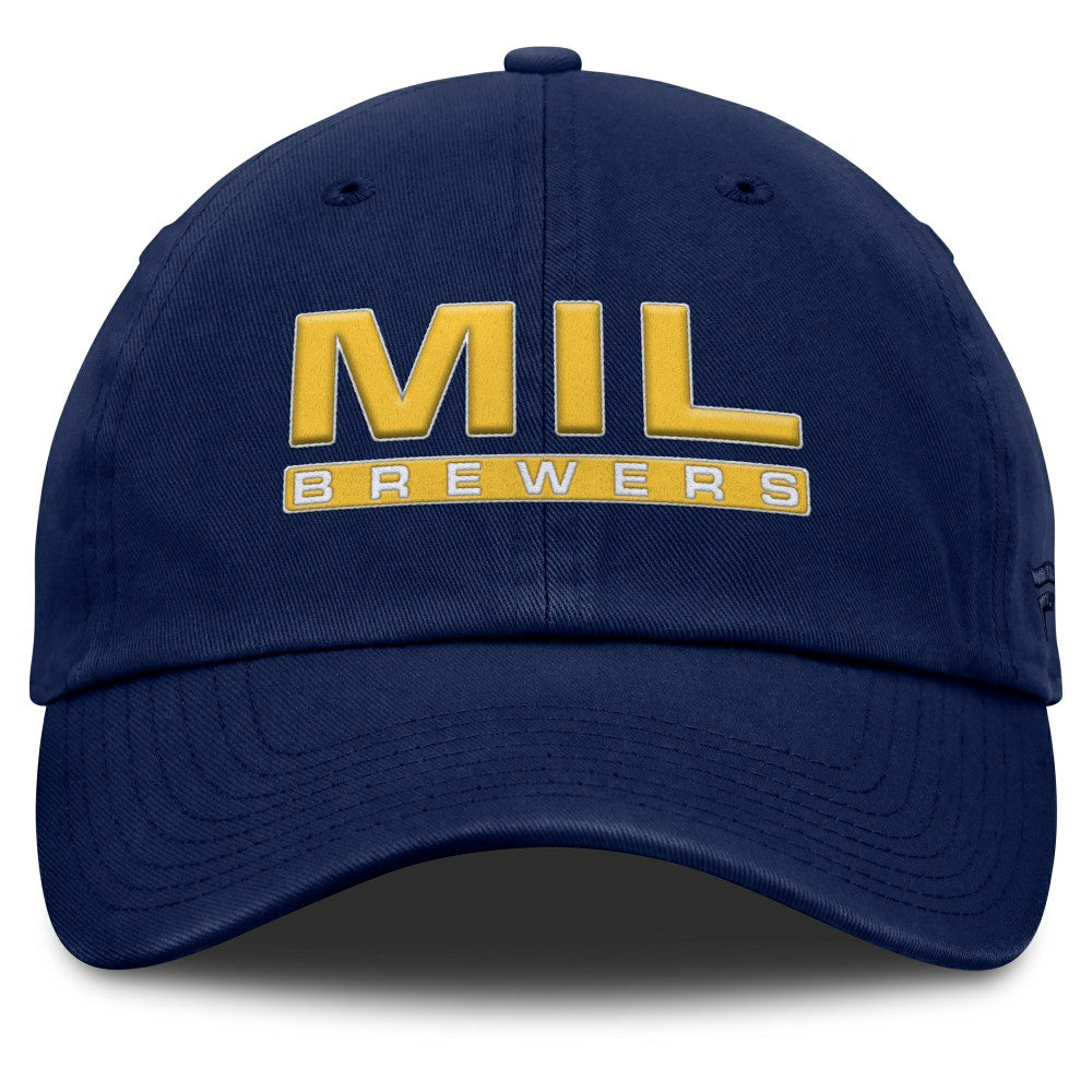 Milwaukee Brewers Fanatics Women's Fly Out Adjustable Hat - Navy - Fanatics Sale