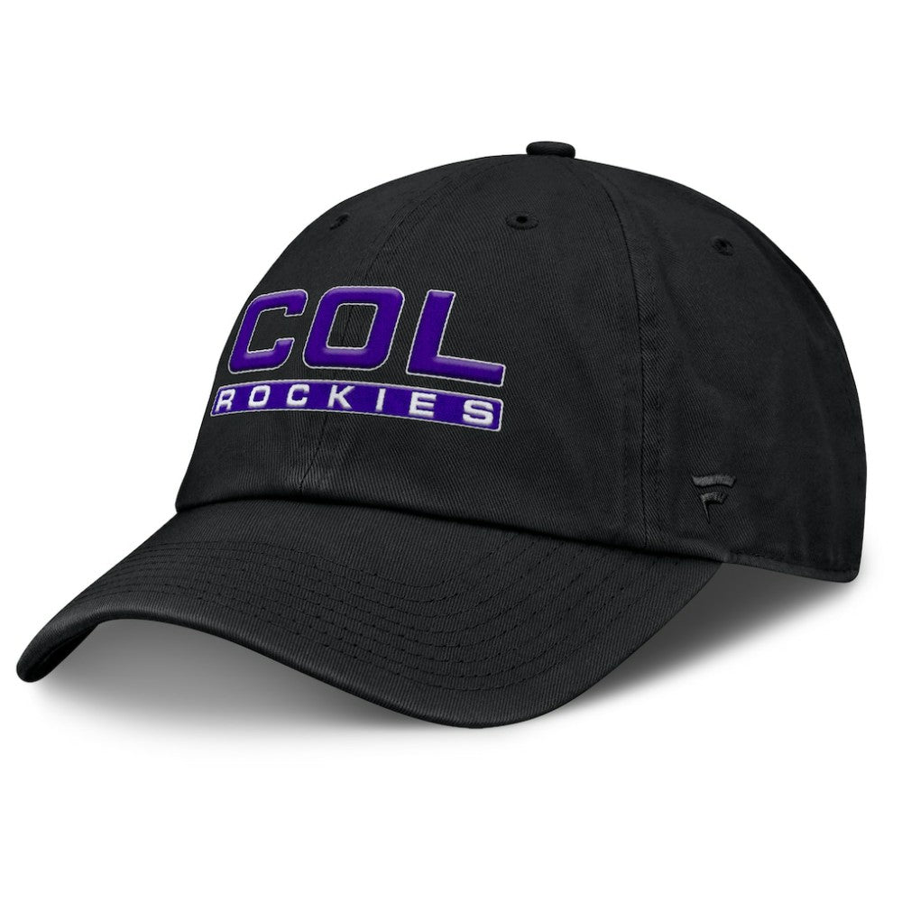 Colorado Rockies Fanatics Women's Fly Out Adjustable Hat - Black - Fanatics Discount