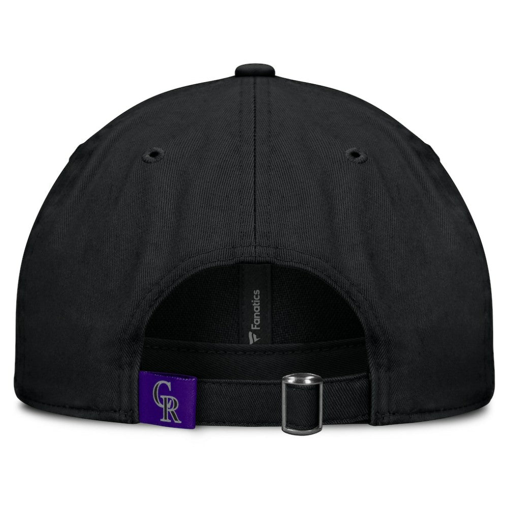 Colorado Rockies Fanatics Women's Fly Out Adjustable Hat - Black - Fanatics Discount