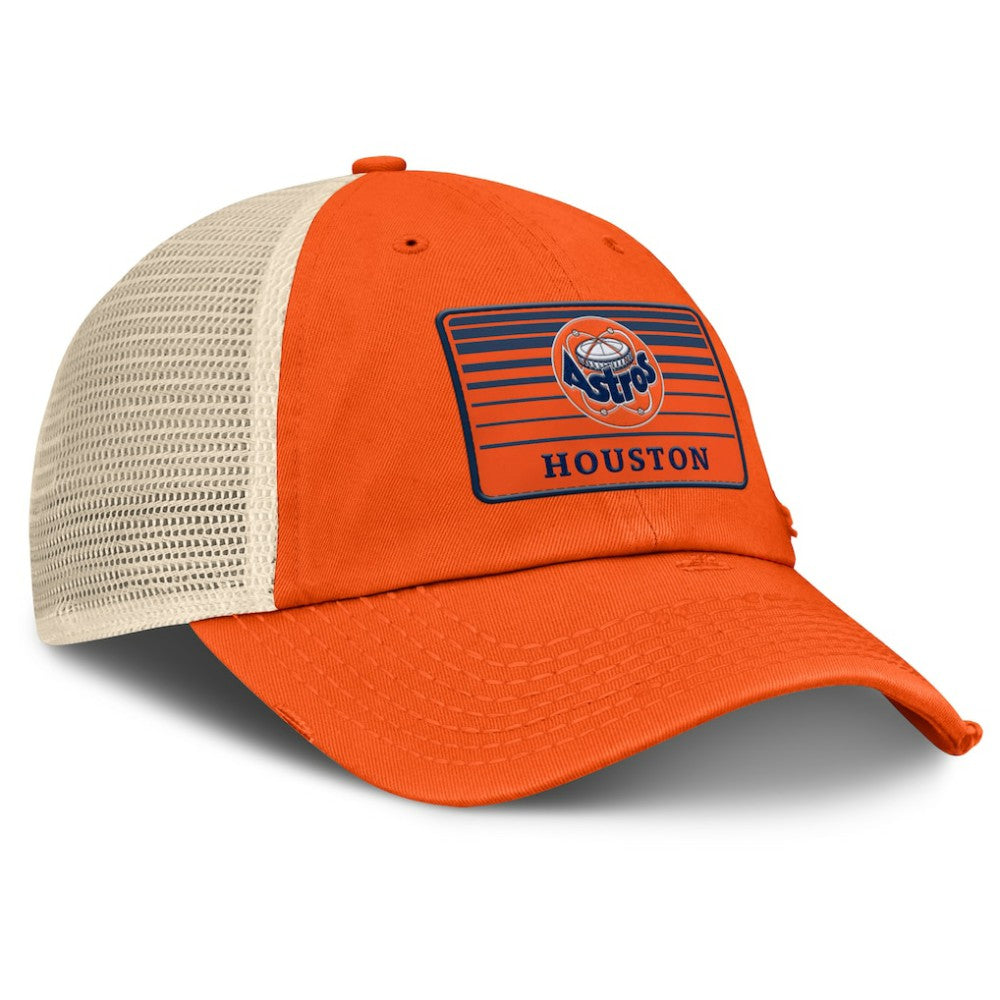 Houston Astros Fanatics Cooperstown Collection Eastbound Mesh Adjustable Hat - Orange/Natural - Fanatics Sale