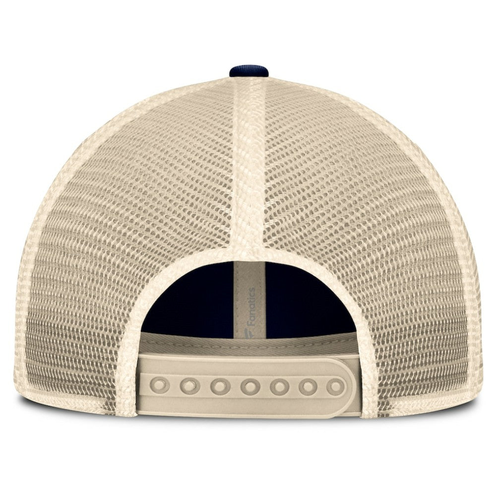 Boston Red Sox Fanatics Cooperstown Collection Eastbound Mesh Adjustable Hat - Navy/Natural - Fanatics Discount