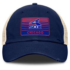 Chicago White Sox Fanatics Cooperstown Collection Eastbound Mesh Adjustable Hat - Navy/Natural - Fanatics on Sale