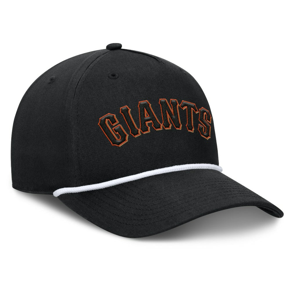 San Francisco Giants Fanatics Clubhouse Foul Ball A-Frame Adjustable Hat - Black - Fanatics Sale