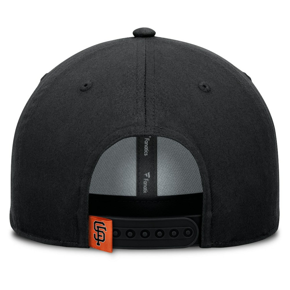 San Francisco Giants Fanatics Clubhouse Foul Ball A-Frame Adjustable Hat - Black - Fanatics Sale