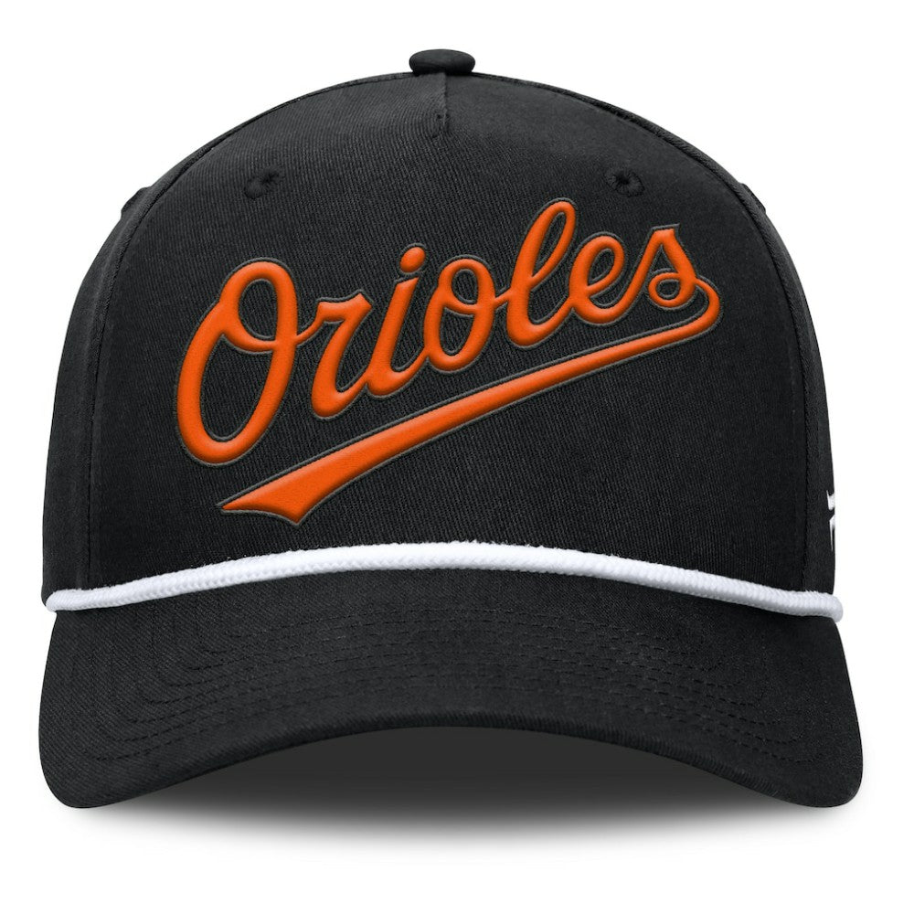 Baltimore Orioles Fanatics Clubhouse Foul Ball A-Frame Adjustable Hat - Black - Fanatics on Sale
