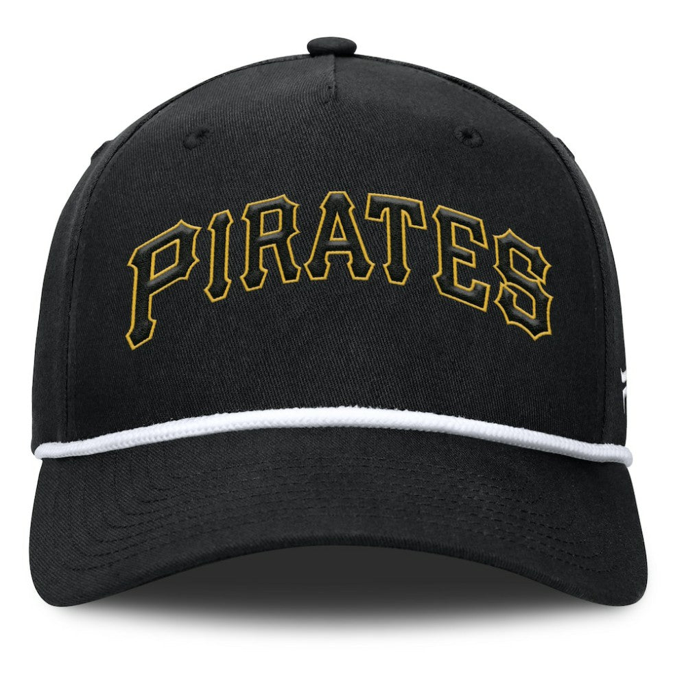 Pittsburgh Pirates Fanatics Clubhouse Foul Ball A-Frame Adjustable Hat - Black - Fanatics Online