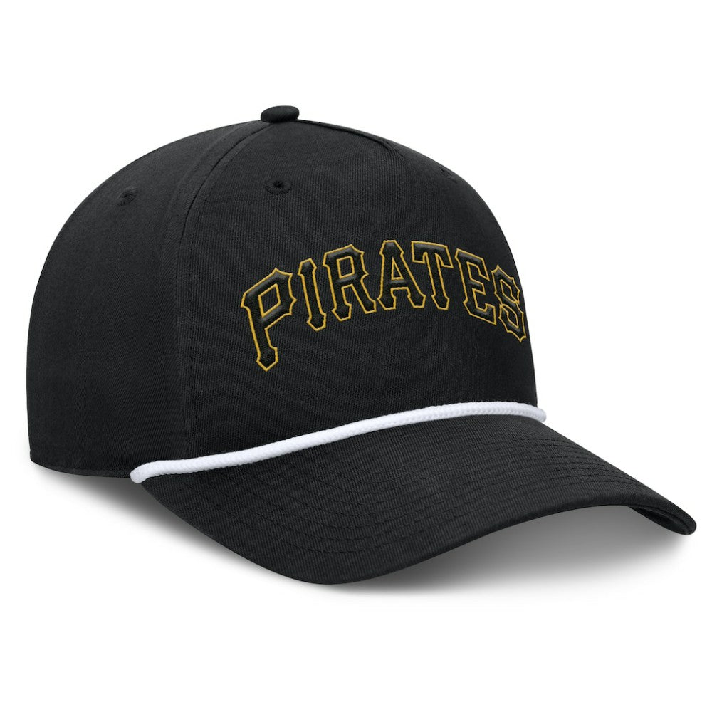 Pittsburgh Pirates Fanatics Clubhouse Foul Ball A-Frame Adjustable Hat - Black - Fanatics Online