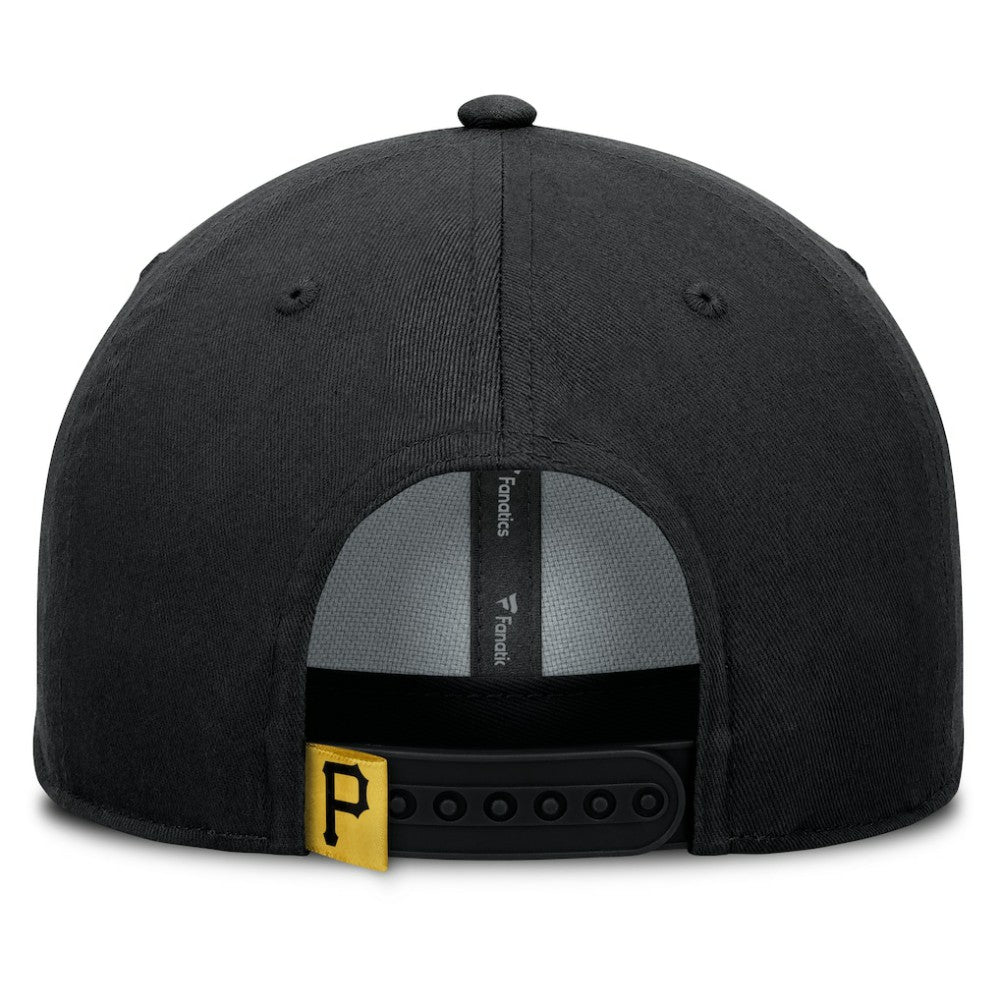 Pittsburgh Pirates Fanatics Clubhouse Foul Ball A-Frame Adjustable Hat - Black - Fanatics Online
