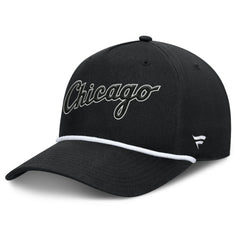 Chicago White Sox Fanatics Clubhouse Foul Ball A-Frame Adjustable Hat - Black - Fanatics Lifestyle