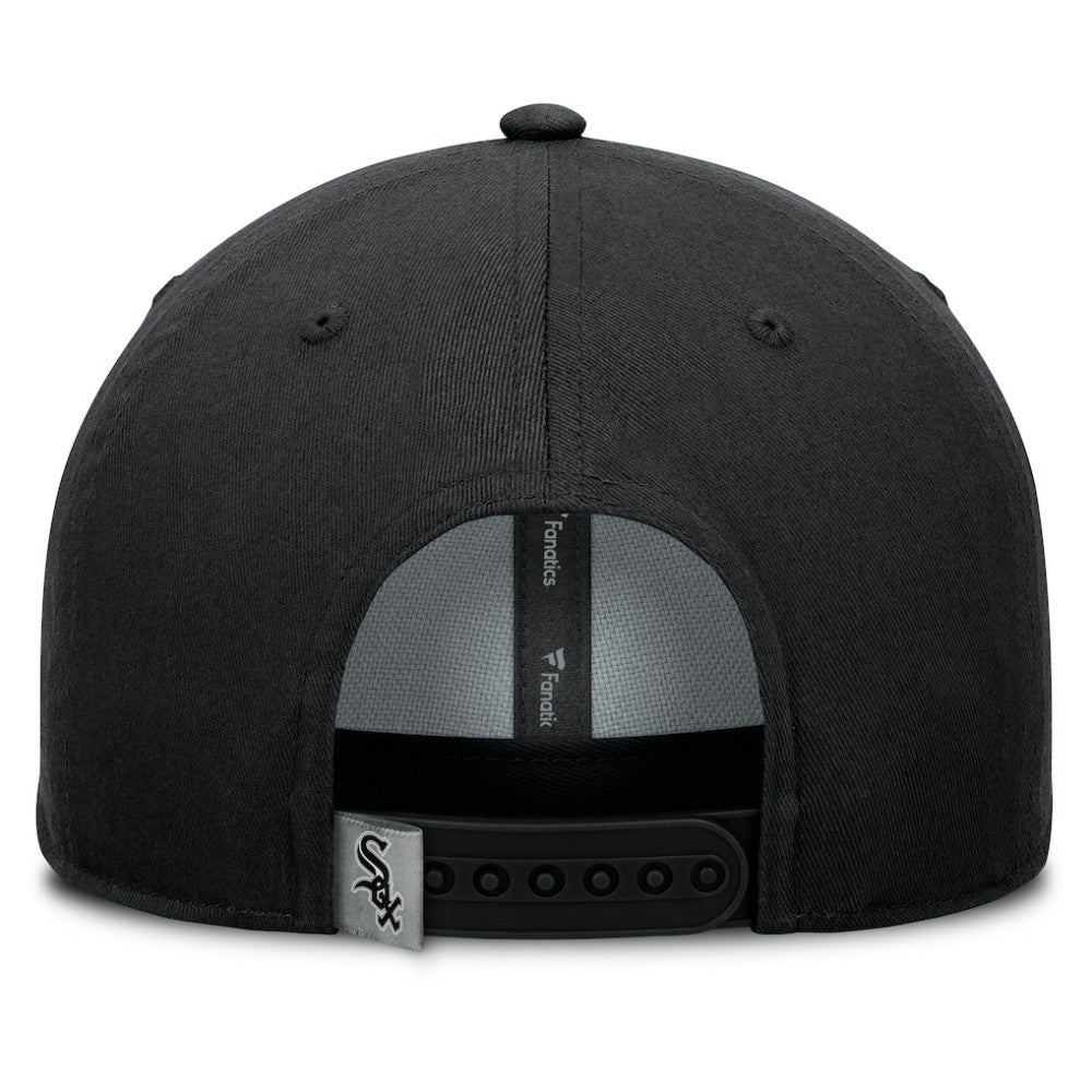 Chicago White Sox Fanatics Clubhouse Foul Ball A-Frame Adjustable Hat - Black - Fanatics Lifestyle