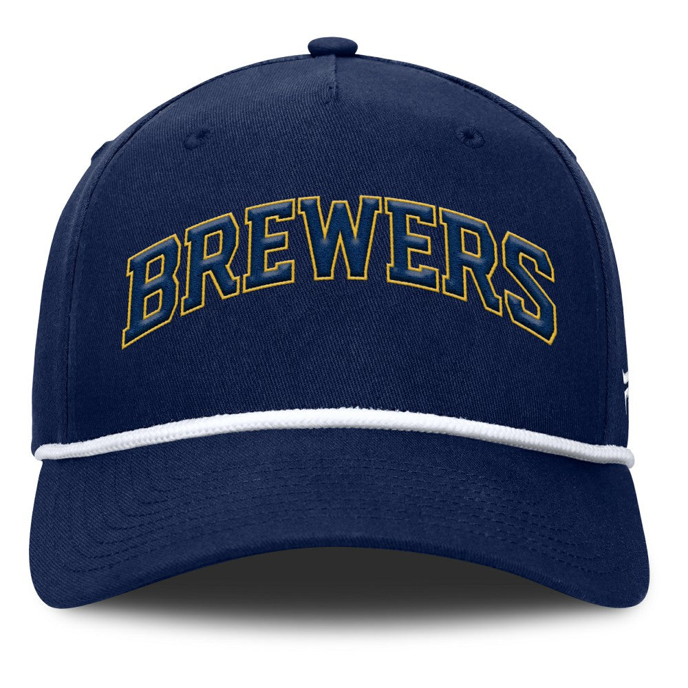 Milwaukee Brewers Fanatics Clubhouse Foul Ball A-Frame Adjustable Hat - Navy - Fanatics Lifestyle
