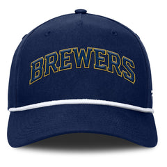 Milwaukee Brewers Fanatics Clubhouse Foul Ball A-Frame Adjustable Hat - Navy - Fanatics Lifestyle