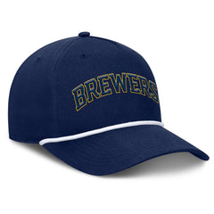 Milwaukee Brewers Fanatics Clubhouse Foul Ball A-Frame Adjustable Hat - Navy - Fanatics Lifestyle