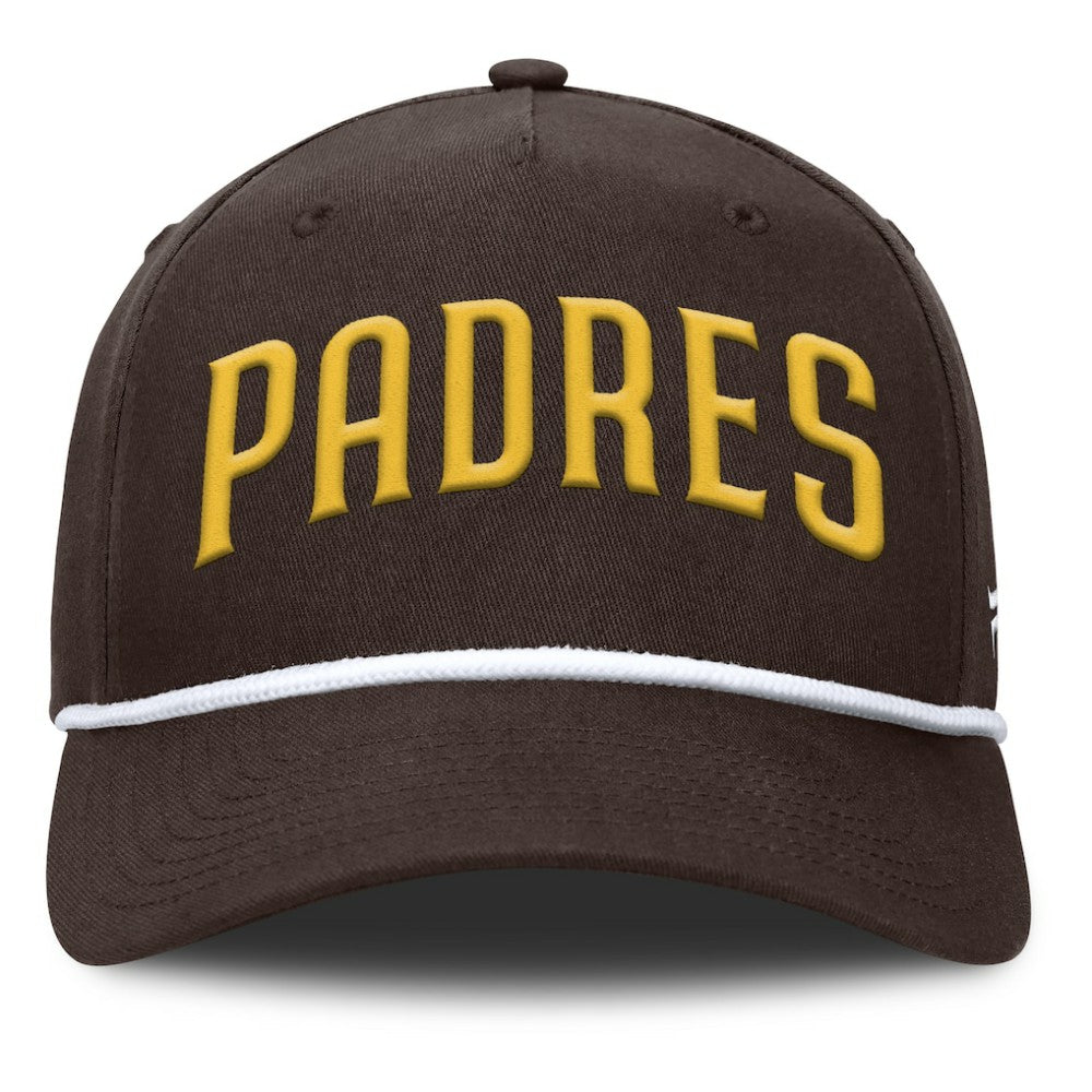 San Diego Padres Fanatics Clubhouse Foul Ball A-Frame Adjustable Hat - Brown - Fanatics Online