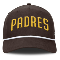 San Diego Padres Fanatics Clubhouse Foul Ball A-Frame Adjustable Hat - Brown - Fanatics Online