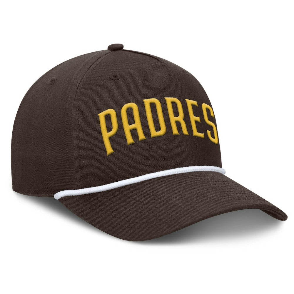 San Diego Padres Fanatics Clubhouse Foul Ball A-Frame Adjustable Hat - Brown - Fanatics Online