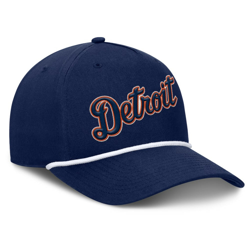 Detroit Tigers Fanatics Clubhouse Foul Ball A-Frame Adjustable Hat - Navy - Fanatics Online