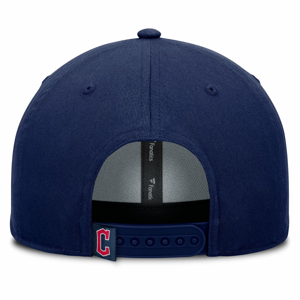 Cleveland Guardians Fanatics Clubhouse Foul Ball A-Frame Adjustable Hat - Navy - Fanatics Lifestyle