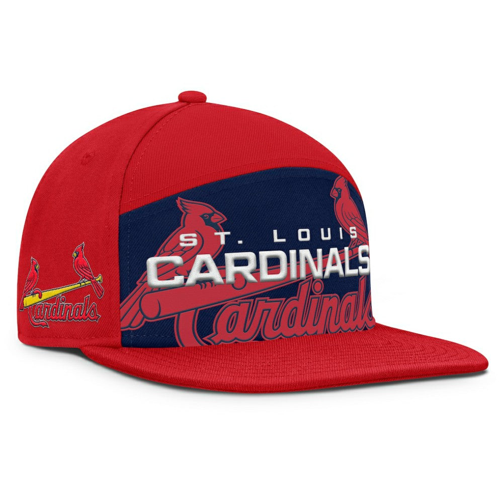 St. Louis Cardinals Fanatics Clubhouse Splitter Snapback Hat - Red/Navy - Fanatics Sale