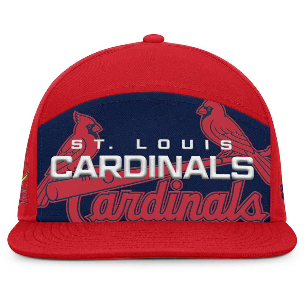 St. Louis Cardinals Fanatics Clubhouse Splitter Snapback Hat - Red/Navy - Fanatics Sale