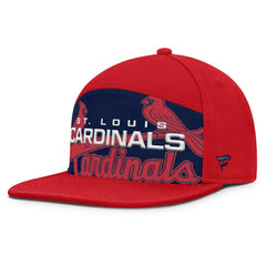 St. Louis Cardinals Fanatics Clubhouse Splitter Snapback Hat - Red/Navy - Fanatics Sale
