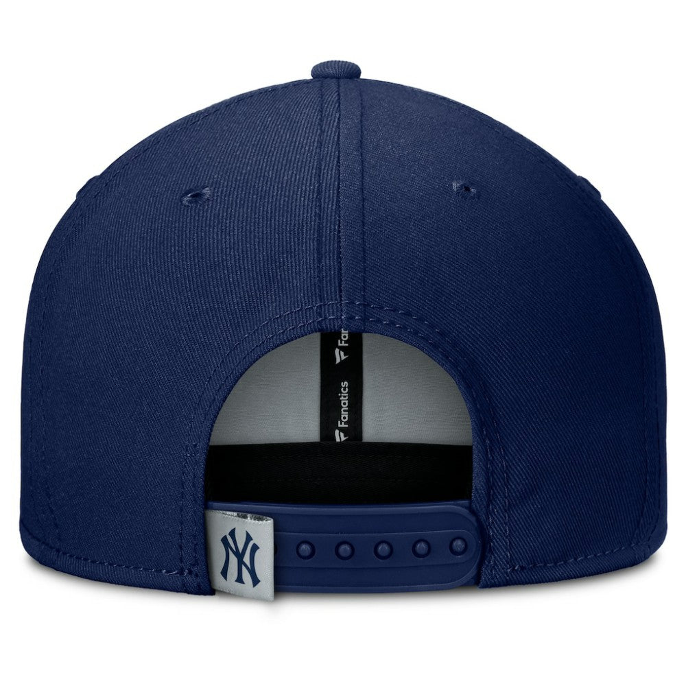 New York Yankees Fanatics Clubhouse Splitter Snapback Hat - Navy/Gray - Fanatics Discount