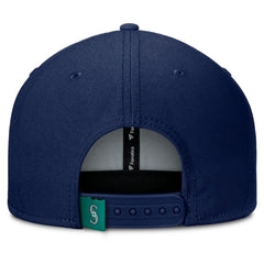 Seattle Mariners Fanatics Clubhouse Splitter Snapback Hat - Navy/Teal - Fanatics Lifestyle