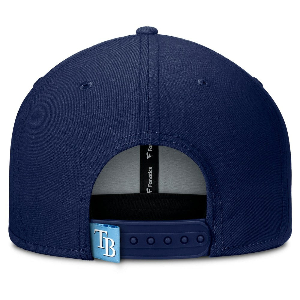 Tampa Bay Rays Fanatics Clubhouse Splitter Snapback Hat - Navy/Light Blue - Fanatics Discount
