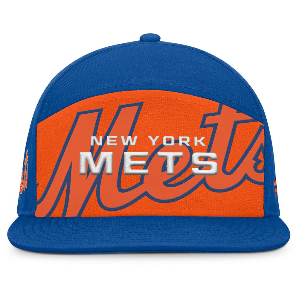 New York Mets Fanatics Clubhouse Splitter Snapback Hat - Royal/Orange - Fanatics Online
