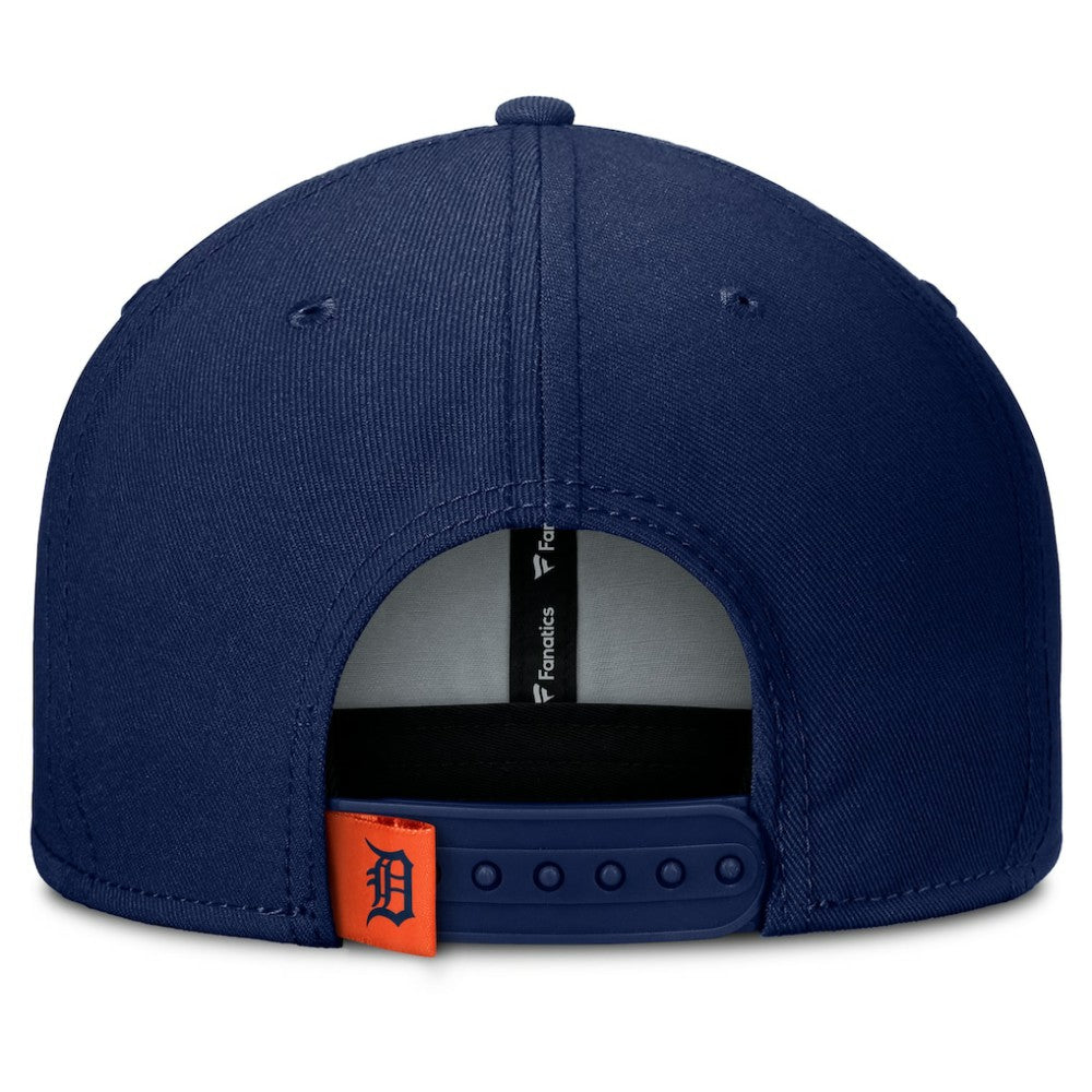 Detroit Tigers Fanatics Clubhouse Splitter Snapback Hat - Navy/Orange - Fanatics Online