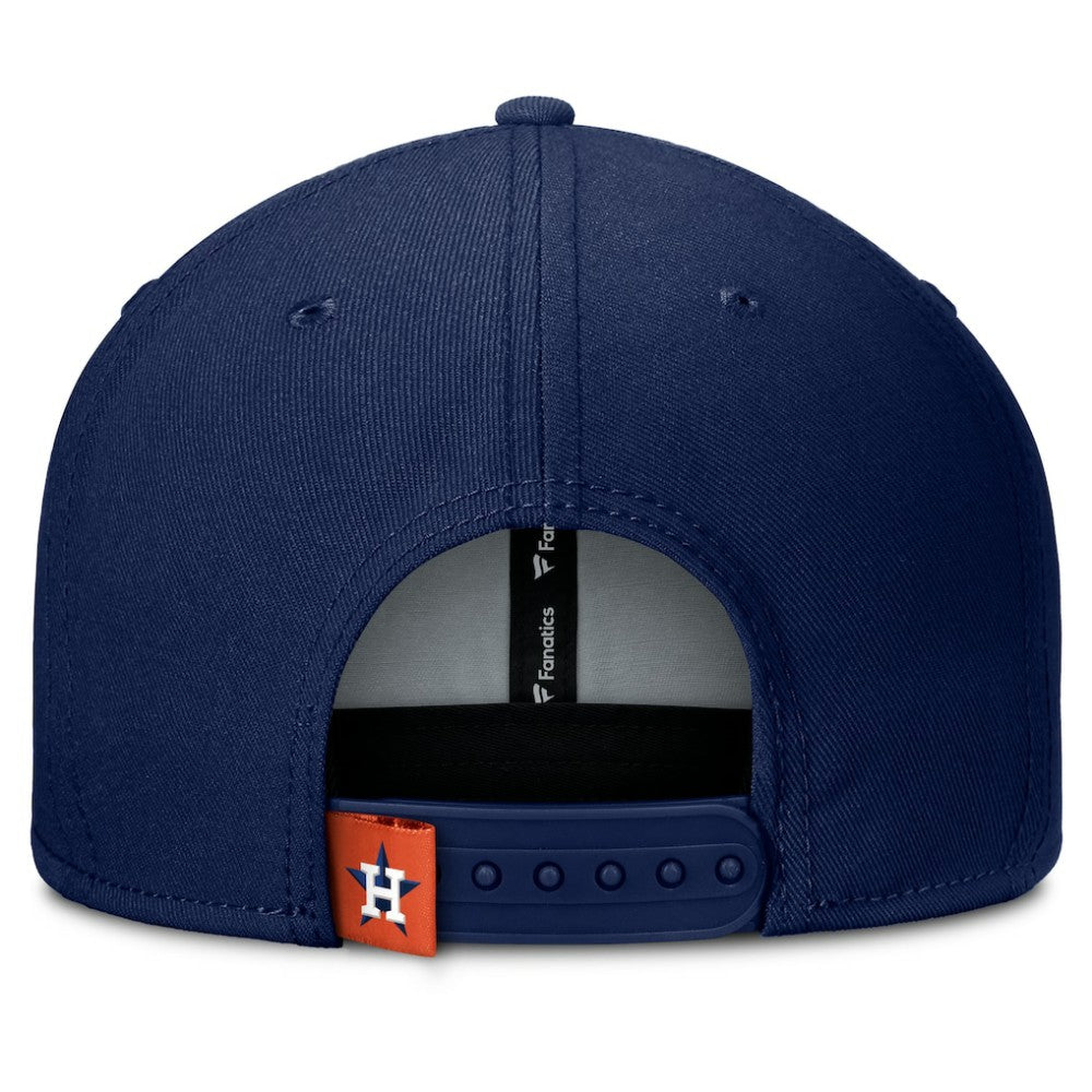 Houston Astros Fanatics Clubhouse Splitter Snapback Hat - Navy/Orange - Fanatics Lifestyle