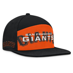 San Francisco Giants Fanatics Clubhouse Splitter Snapback Hat - Black/Orange - Fanatics Online
