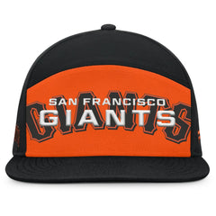 San Francisco Giants Fanatics Clubhouse Splitter Snapback Hat - Black/Orange - Fanatics Online