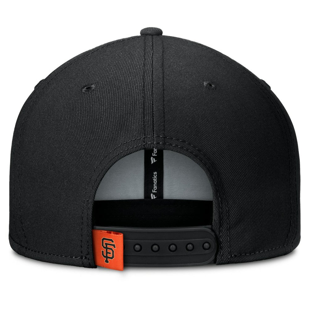 San Francisco Giants Fanatics Clubhouse Splitter Snapback Hat - Black/Orange - Fanatics Online