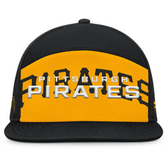 Pittsburgh Pirates Fanatics Clubhouse Splitter Snapback Hat - Black/Gold - Fanatics Sale