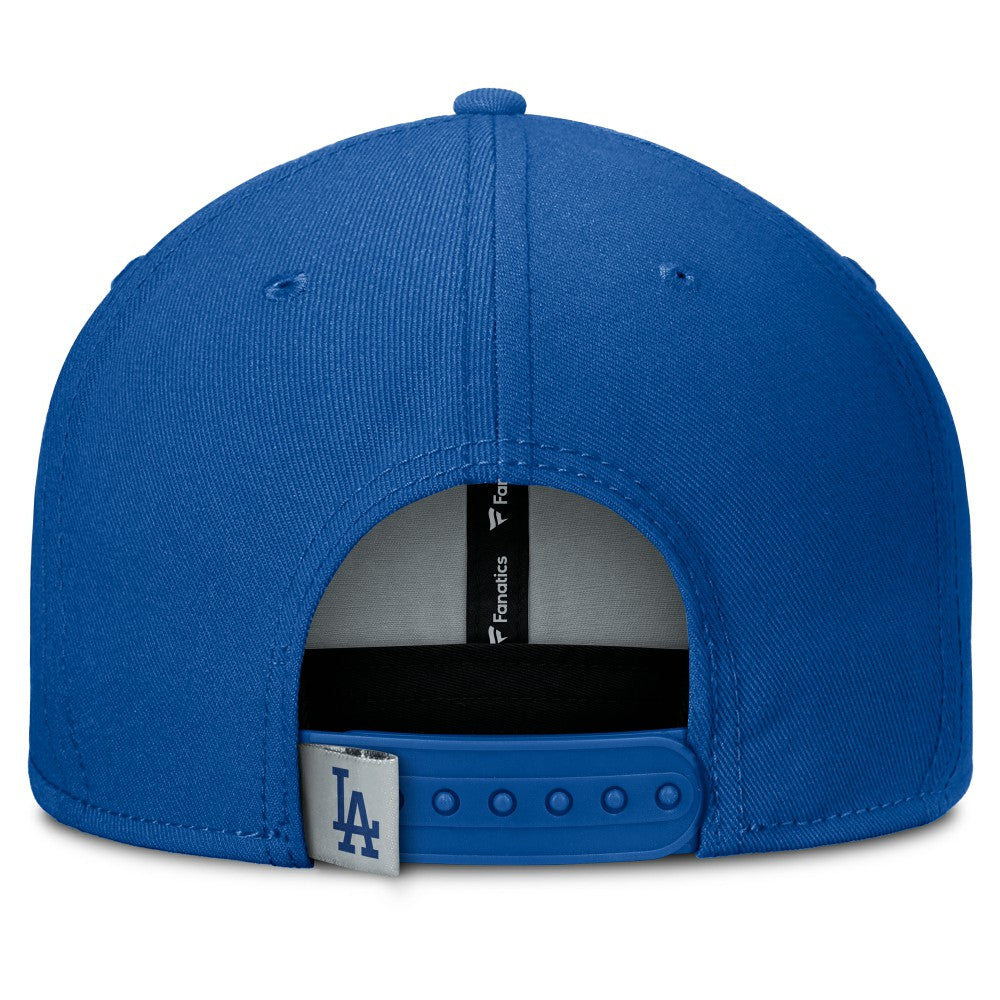 Los Angeles Dodgers Fanatics Clubhouse Splitter Snapback Hat - Royal/Gray - Fanatics Discount