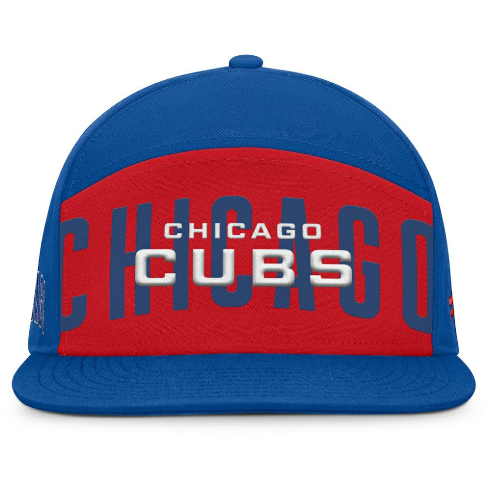 Chicago Cubs Fanatics Clubhouse Splitter Snapback Hat - Royal/Red - Fanatics Online