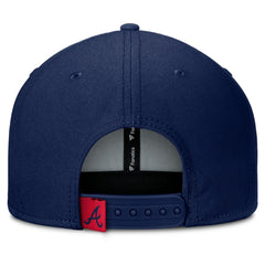 Atlanta Braves Fanatics Clubhouse Splitter Snapback Hat - Navy/Red - Fanatics Online