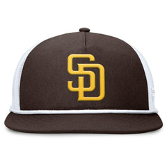 San Diego Padres Fanatics Clubhouse Change Up Snapback Hat - Brown/White - Fanatics Sale