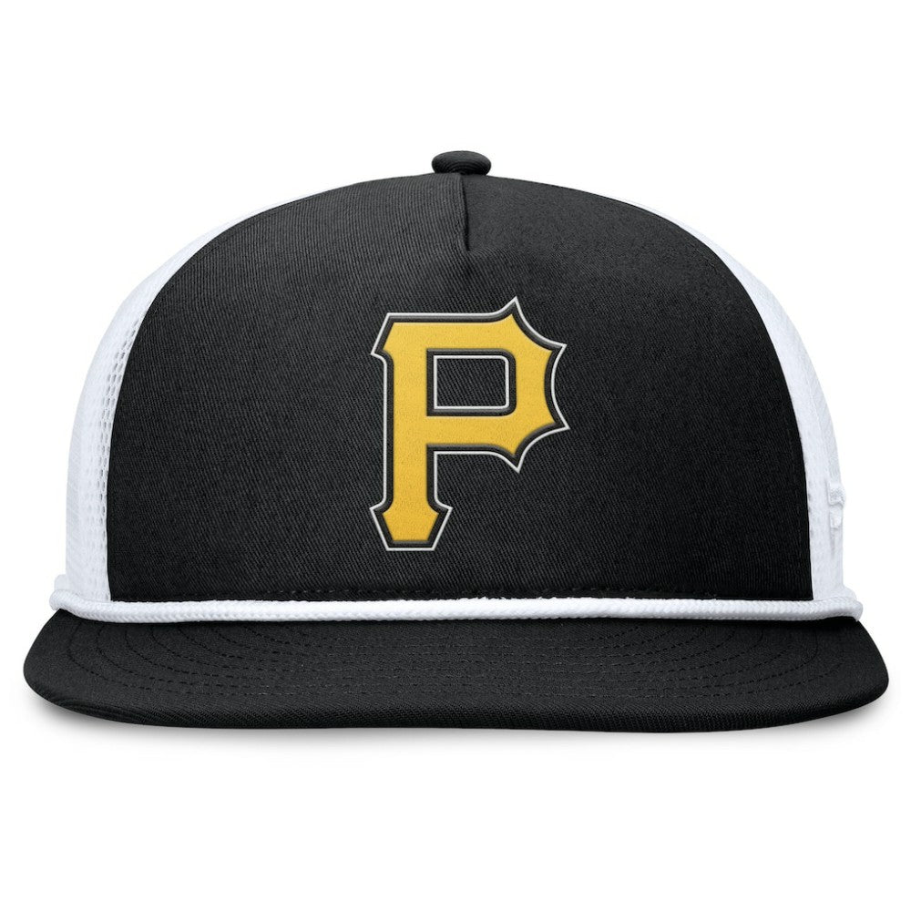 Pittsburgh Pirates Fanatics Clubhouse Change Up Snapback Hat - Black/White - Fanatics Sale