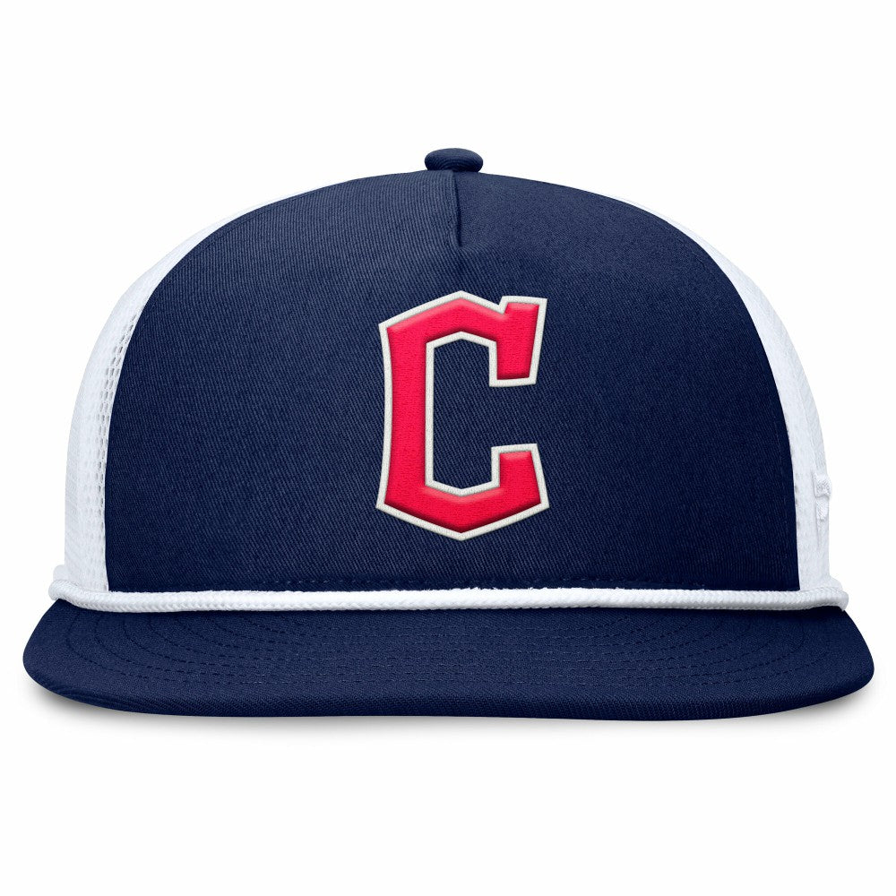 Cleveland Guardians Fanatics Clubhouse Change Up Snapback Hat - Navy/White - Fanatics Lifestyle