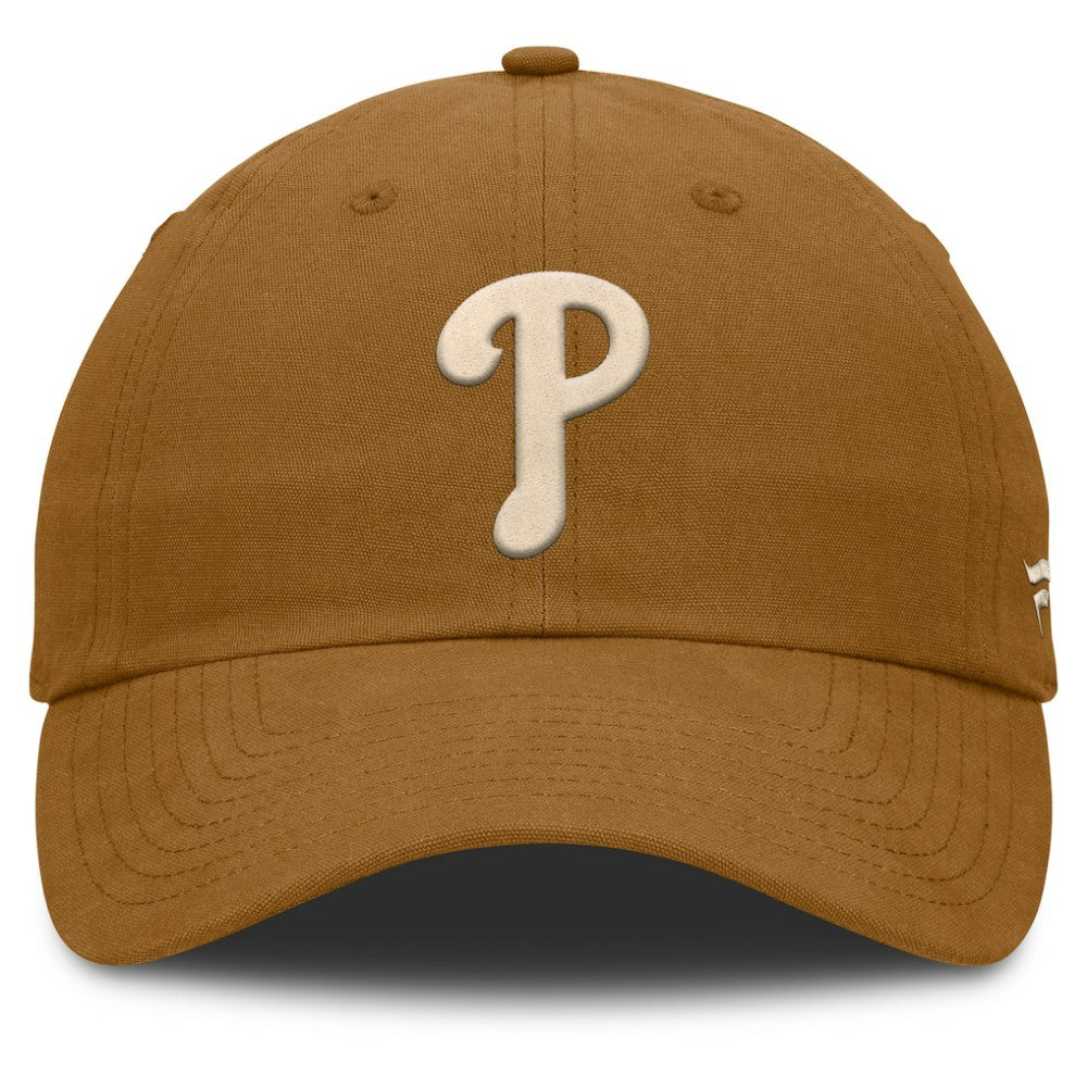 Philadelphia Phillies Fanatics Act Natural Chopper Adjustable Hat - Brown - Fanatics on Sale
