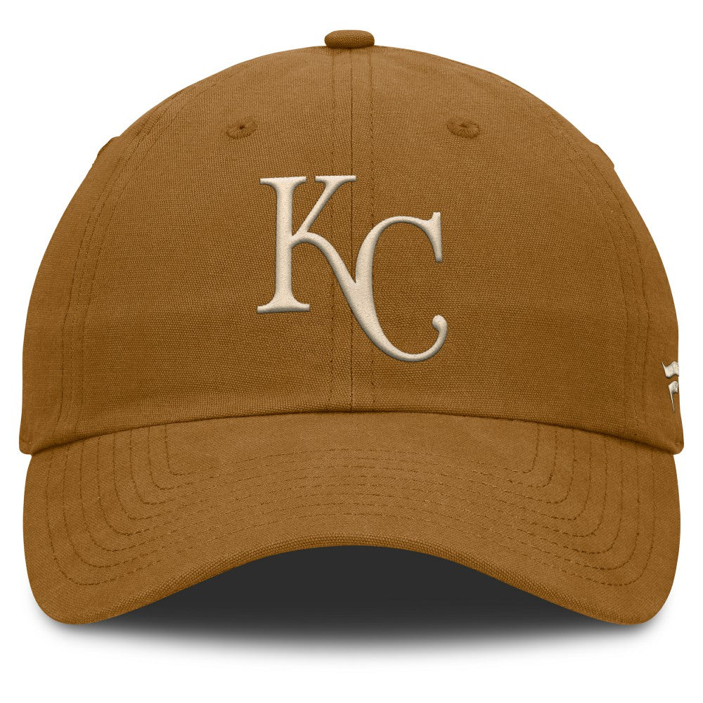 Kansas City Royals Fanatics Act Natural Chopper Adjustable Hat - Brown - Fanatics Lifestyle