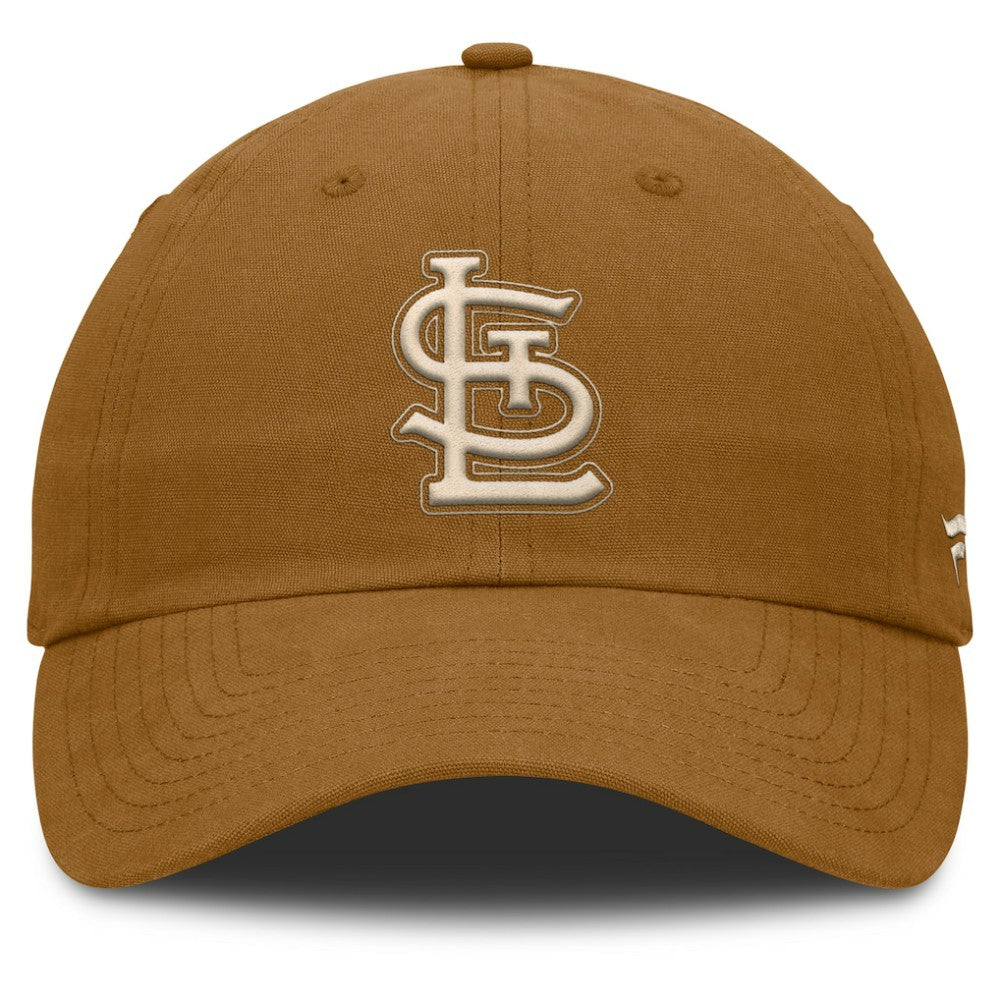 St. Louis Cardinals Fanatics Act Natural Chopper Adjustable Hat - Brown - Fanatics on Sale