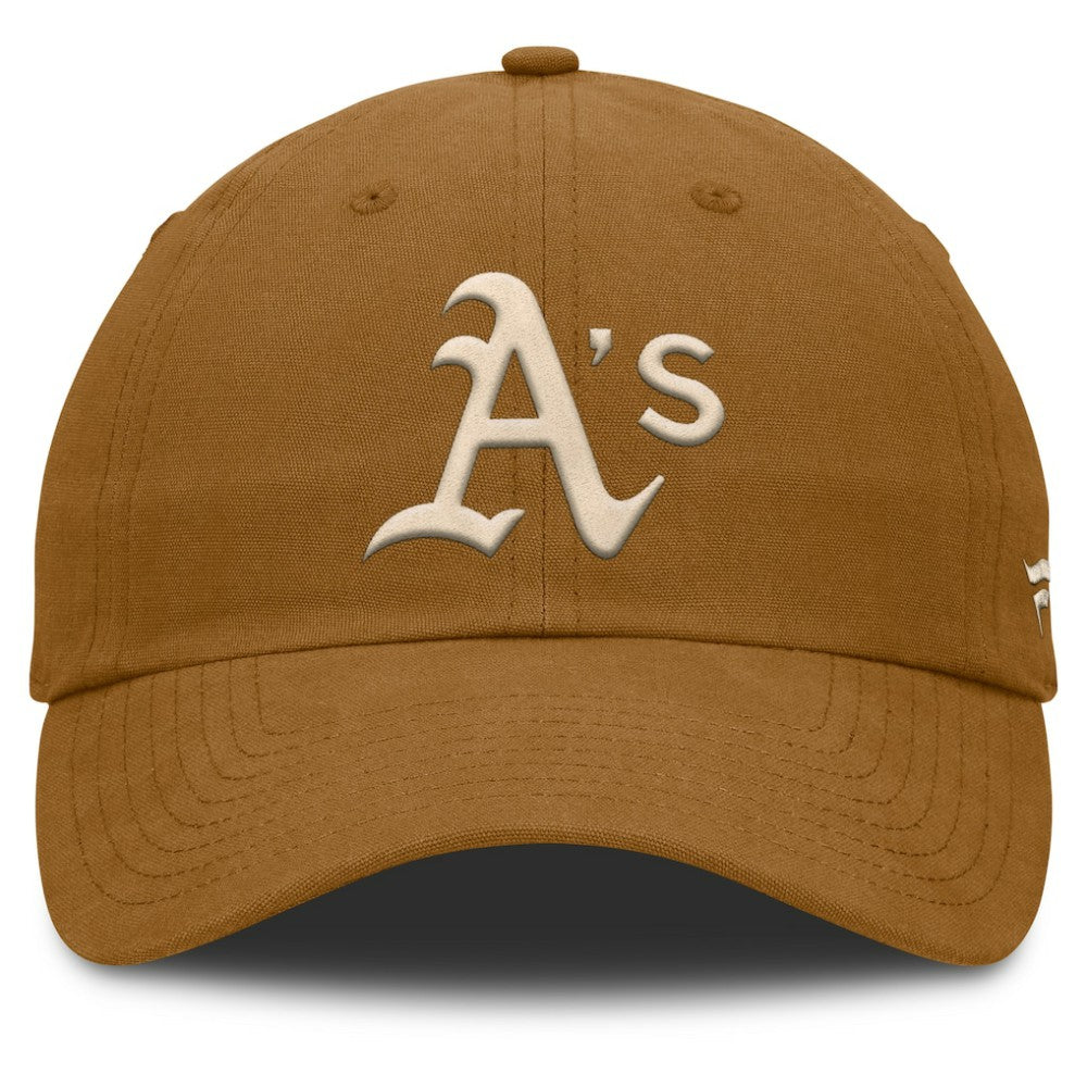 Athletics Fanatics Act Natural Chopper Adjustable Hat - Brown - Fanatics Lifestyle
